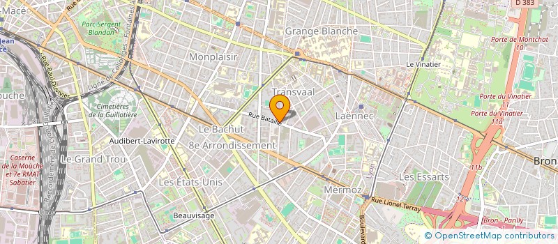 localisation de l'entreprise ID.INVEST  LYON 8EME