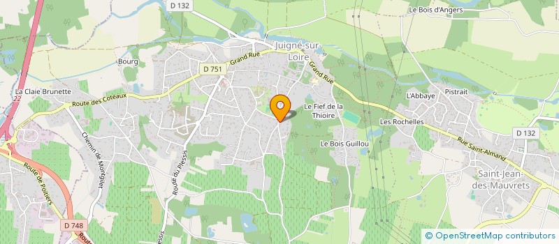 localisation de l'entreprise ID.LOC  LES GARENNES SUR LOIRE