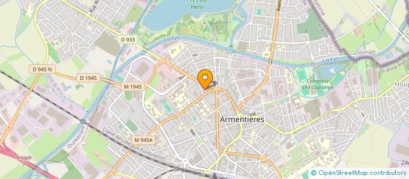 localisation de l'entreprise ID LOCAR  ARMENTIERES