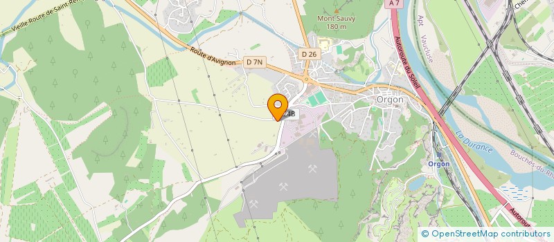 localisation de l'entreprise ID LOGISTICS SELECTIVE 12 à ORGON