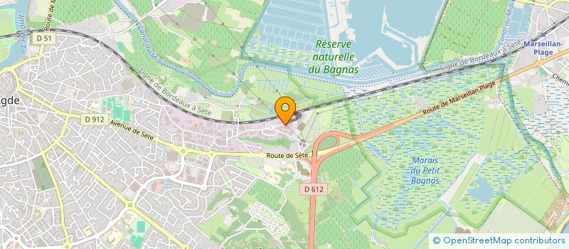 localisation de l'entreprise ID'LOISIRS  AGDE