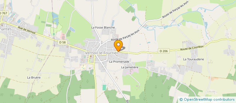 localisation de l'entreprise ID LUCE à VERNOIL-LE-FOURRIER