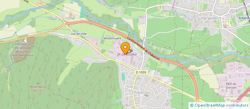 localisation de l'entreprise ID LUMIERE à CHATENOIS