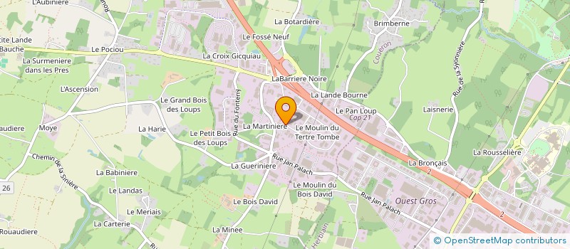 localisation de l'entreprise ID MANIA à COUERON