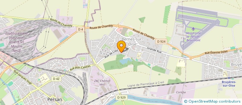 localisation de l'entreprise ID MARK  BERNES-SUR-OISE