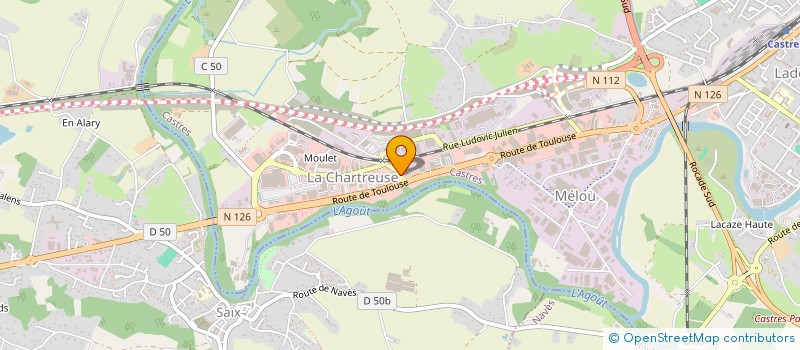 localisation de l'entreprise ID MEDIA  CASTRES