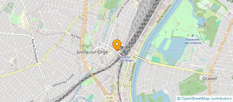 localisation de l'entreprise ID'MODE à JUVISY-SUR-ORGE