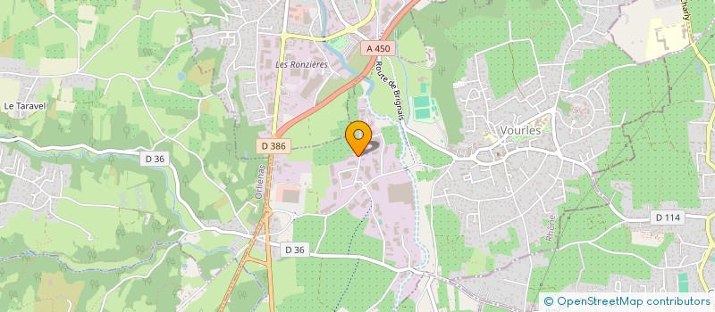 localisation de l'entreprise ID MOTEUR à VOURLES