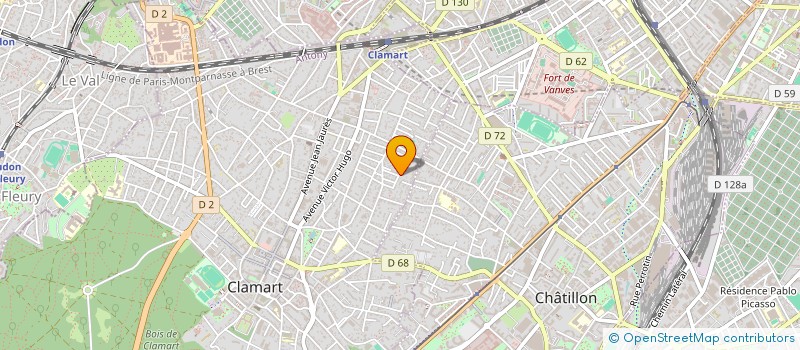 localisation de l'entreprise ID NET SERVICES à CLAMART