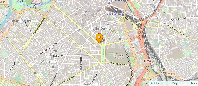 localisation de l'entreprise ID NORDEST à LILLE
