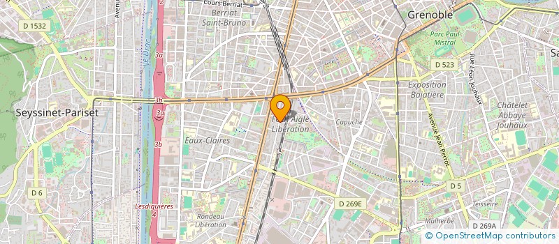 localisation de l'entreprise ID NOVA à GRENOBLE