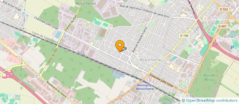 localisation de l'entreprise ID OPTIC à BEAUCHAMP