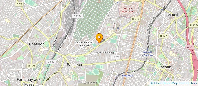 localisation de l'entreprise ID OSSATURES à BAGNEUX
