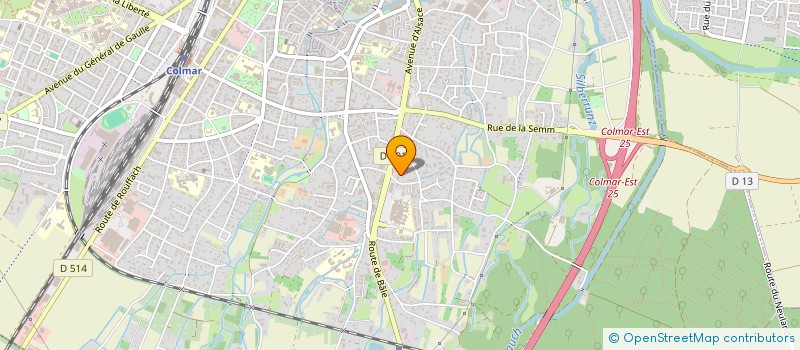 localisation de l'entreprise ID'OZ ARCHITECTURE  MARCKOLSHEIM