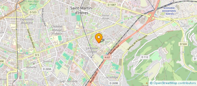 localisation de l'entreprise ID PARTNER  SAINT-MARTIN-D'HERES