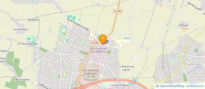 localisation de l'entreprise ID PARTNERS  LAGORD