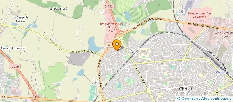 localisation de l'entreprise ID PATRIMOINE CONSEIL à CHOLET