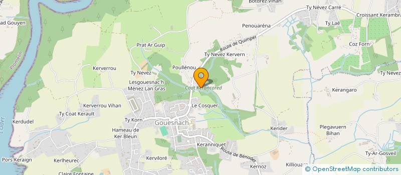 localisation de l'entreprise ID PAYSAGES  GOUESNACH