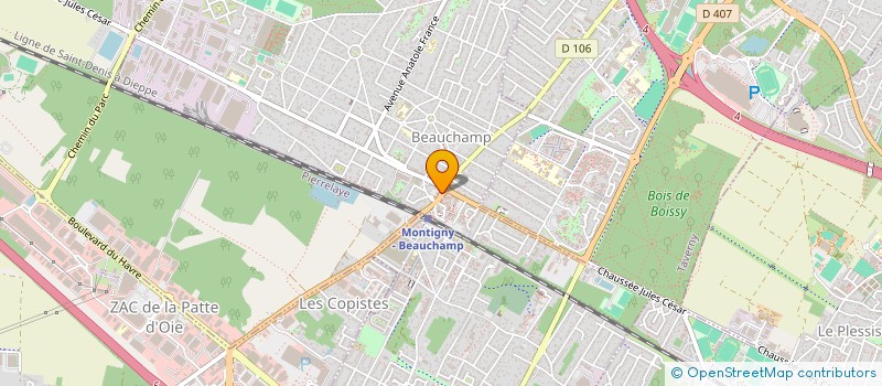 localisation de l'entreprise ID PIZZA à BEAUCHAMP