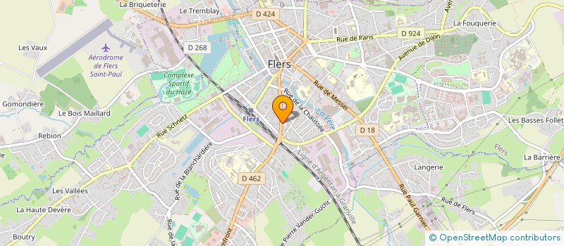 localisation de l'entreprise ID.POSITIVE à FLERS