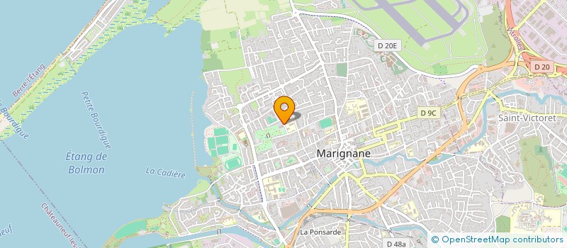 localisation de l'entreprise ID PRO-TECH à MARIGNANE