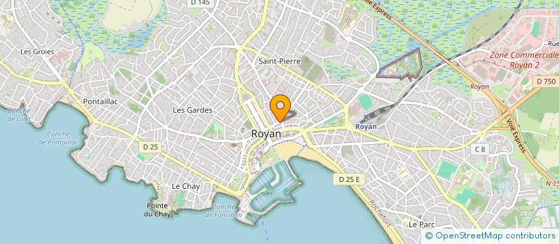 localisation de l'entreprise ID-PROD ESPACE SENSORIEL à ROYAN