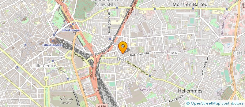 localisation de l'entreprise ID PUBLICITE à LILLE