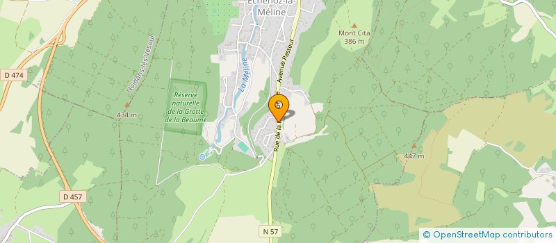 localisation de l'entreprise ID PUBLICITE  ECHENOZ-LA-MELINE