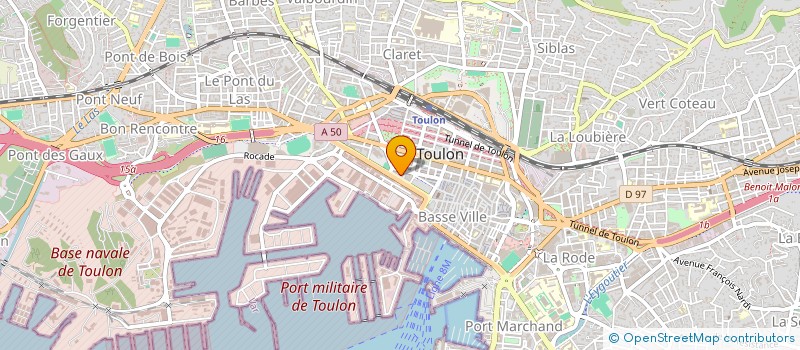 localisation de l'entreprise ID RADE  TOULON