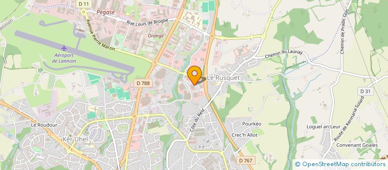 localisation de l'entreprise ID RANGEMENT à LANNION