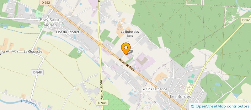localisation de l'entreprise ID RAYONNAGES  BRAY-SAINT-AIGNAN