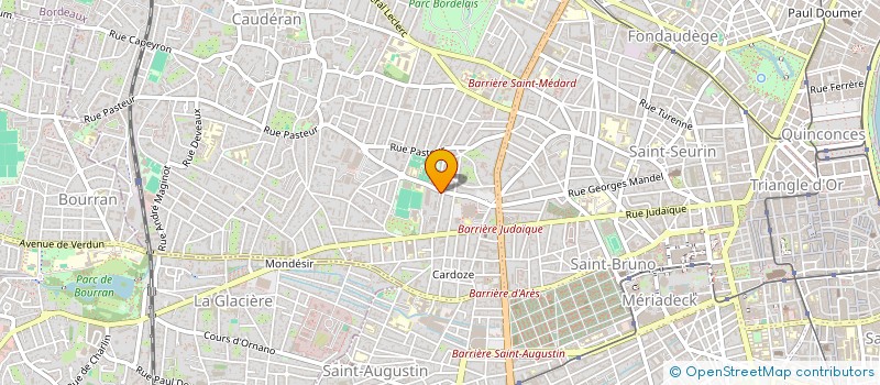 localisation de l'entreprise ID RELAX à BORDEAUX