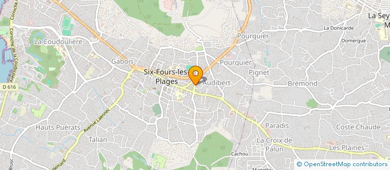 localisation de l'entreprise ID RENO DECO à SIX-FOURS-LES-PLAGES