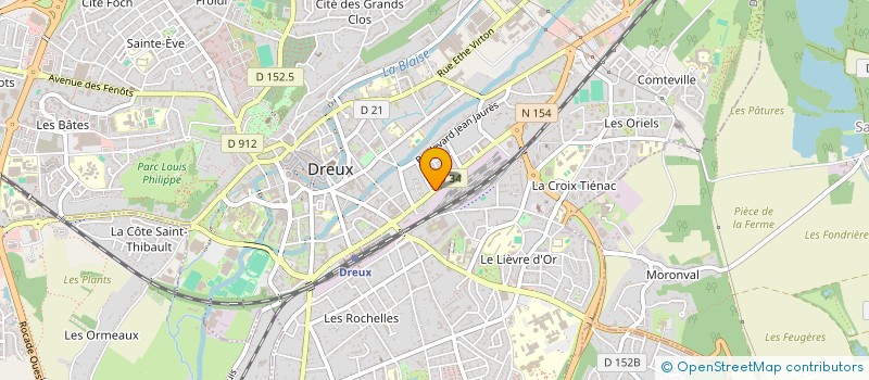 localisation de l'entreprise ID RENOV à DREUX