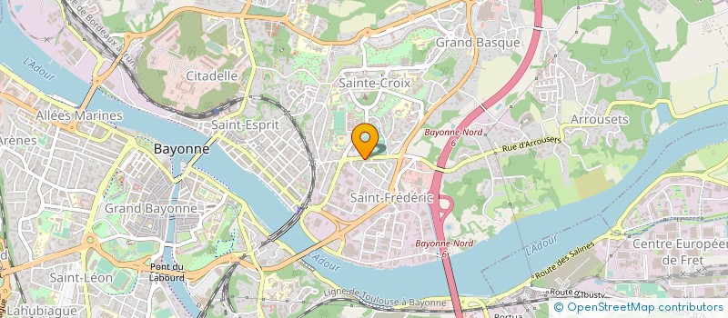 localisation de l'entreprise ID REPRO à BAYONNE