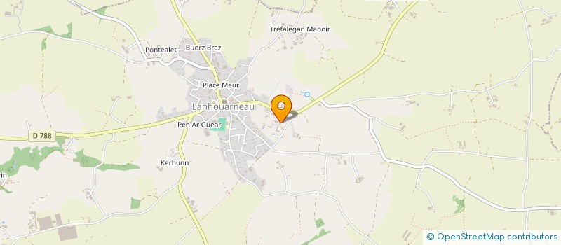 localisation de l'entreprise ID RESEAUX à PLOUNEVEZ-LOCHRIST