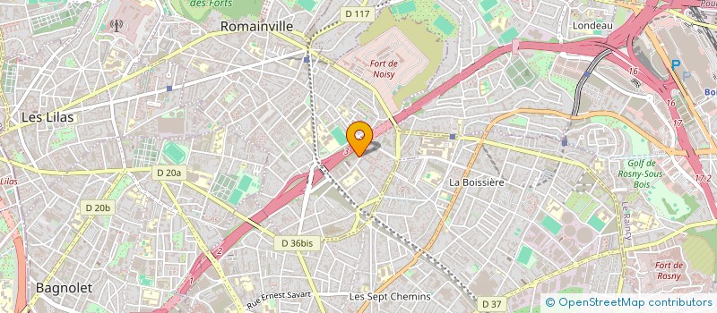 localisation de l'entreprise ID SECURITE à ROMAINVILLE
