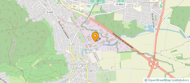 localisation de l'entreprise ID SERVICE ET LOGISTIQUE à SOULTZ-HAUT-RHIN