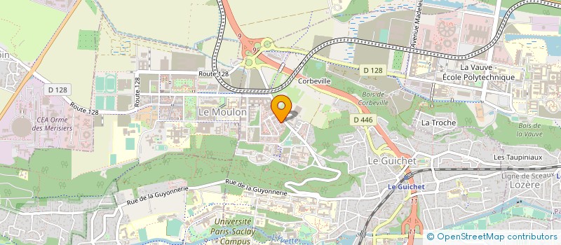 localisation de l'entreprise ID-SERVICES à ORSAY