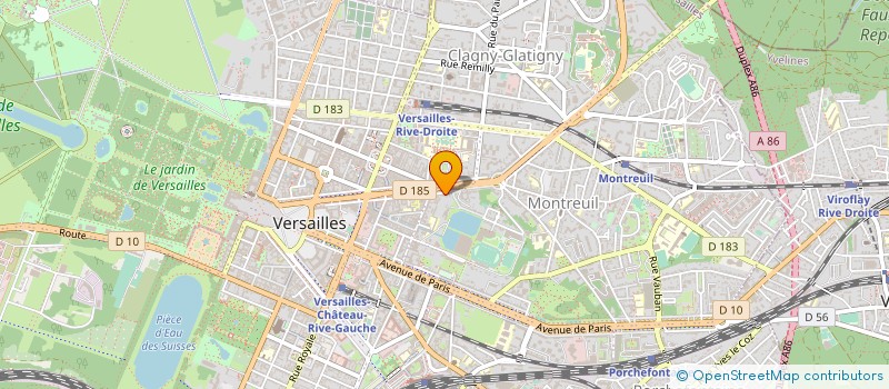 localisation de l'entreprise ID-SG à VERSAILLES