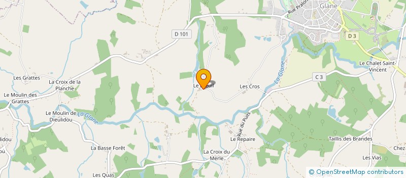 localisation de l'entreprise ID-SOLEIL à VAL-D'OIRE-ET-GARTEMPE