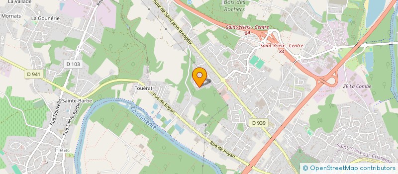localisation de l'entreprise ID SOLS à SAINT-YRIEIX-SUR-CHARENTE