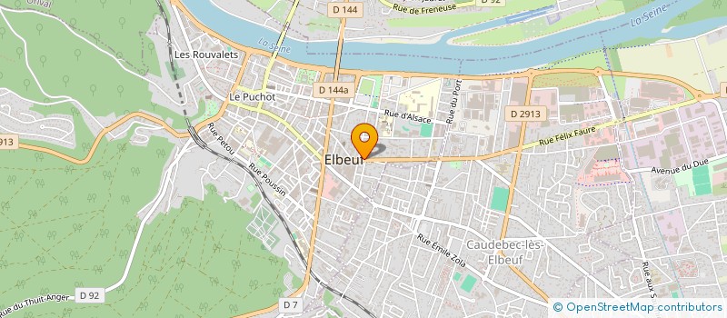 localisation de l'entreprise ID SOLUTION à ELBEUF