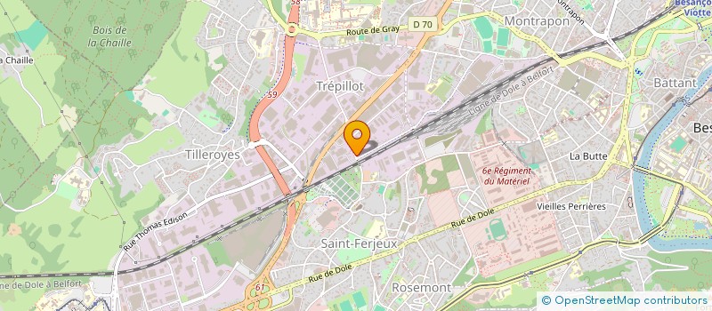 localisation de l'entreprise ID SOUDAGE à BESANCON