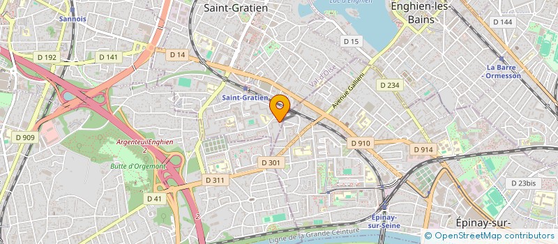 localisation de l'entreprise ID SPORTS  SAINT-GRATIEN