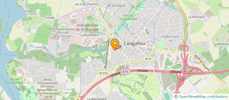 localisation de l'entreprise ID SUIVI à CARQUEFOU