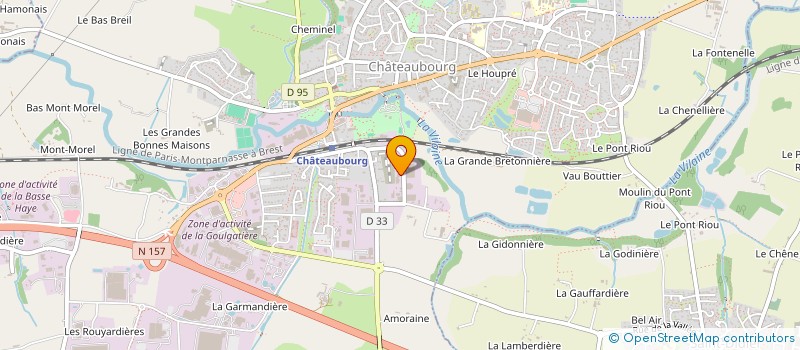 localisation de l'entreprise ID SYSTEM à CHATEAUBOURG