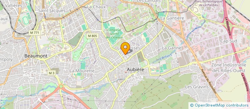 localisation de l'entreprise ID TEC  AUBIERE