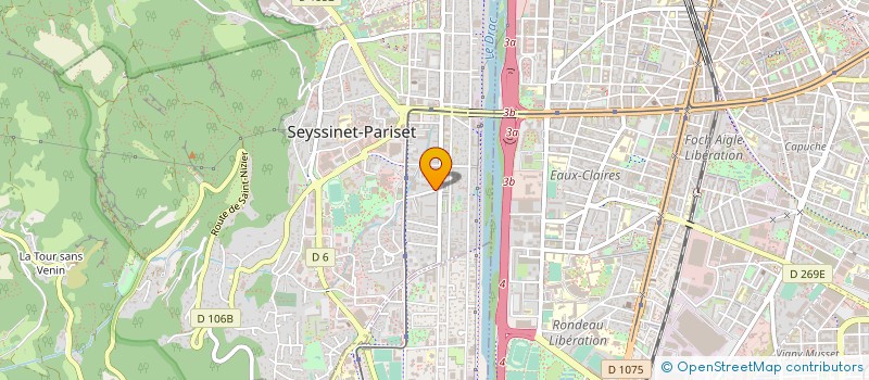 localisation de l'entreprise ID TEC SOLUTION  SEYSSINET-PARISET