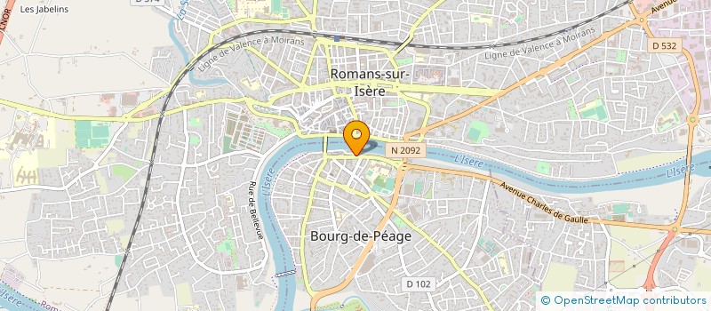 localisation de l'entreprise ID-TECH à BOURG-DE-PEAGE
